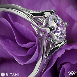 Ritani Modern Diamond Engagement Ring
