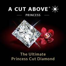 A CUT ABOVE® Princess Diamonds