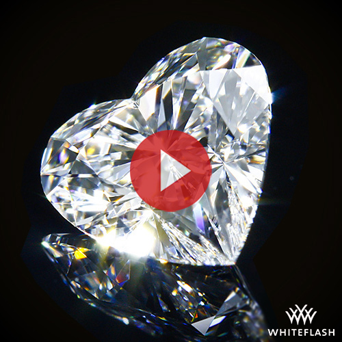 1.37 ct E VS1 Heart Cut Lab Grown Diamond