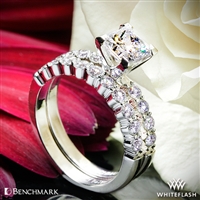 Benchmark Shared-Prong Diamond Engagement Ring