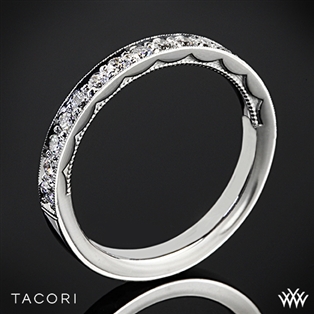 Tacori 41-25 Sculpted Crescent Diamond Wedding Ring