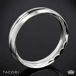 Tacori 72-5WS Sculpted Crescent Satin Wedding Ring