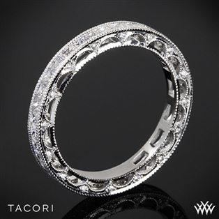 Tacori HT2510PRB Reverse Crescent Eternity Princess Star Diamond Wedding Ring