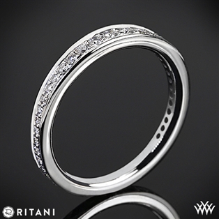 Ritani 92378ARP Pavé Diamond Wedding Ring