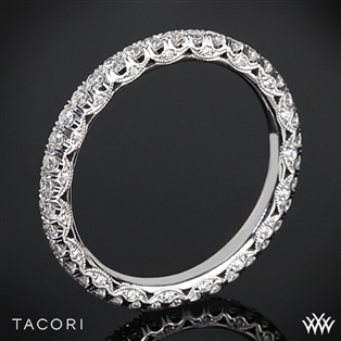 Tacori HT2545B Classic Crescent Eternity Scalloped Millgrain Diamond Wedding Ring