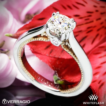 Verragio ENG-0418R Two-Tone Couture Solitaire Engagement Ring