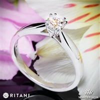 Ritani 1RZ7242 Tulip Cathedral Solitaire Engagement Ring