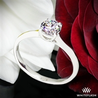 X-Prong Trellis Solitaire Engagement Ring