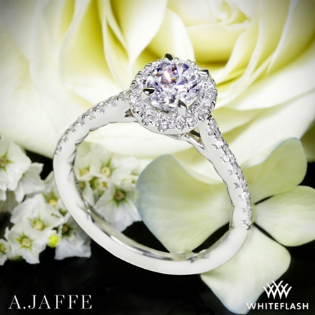 A. Jaffe ME2181Q Seasons of Love Halo Diamond Engagement Ring