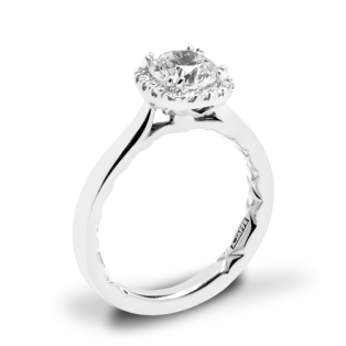 A. Jaffe ME2053Q Halo Diamond Engagement Ring
