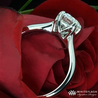 W-Prong Solitaire Engagement Ring