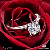 Tacori 40-15RD Sculpted Crescent Millgrain Solitaire Engagement Ring