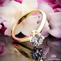 Knife-Edge Solitaire Engagement Ring