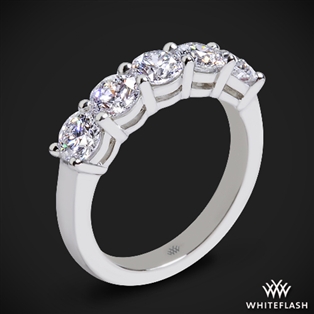 Five Stone Open-Basket Diamond Right Hand Ring - Setting Only