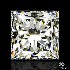 0.876 ct J SI1 Princess Ideal diamond