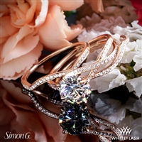 Simon G. MR1394 Fabled Diamond Wedding Set