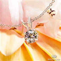 Four-Prong Basket Pendant