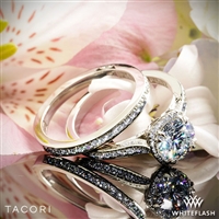 Tacori 2620RDP Dantela Crown Diamond Wedding Set