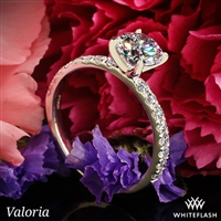 Valoria French-Set Diamond Engagement Ring