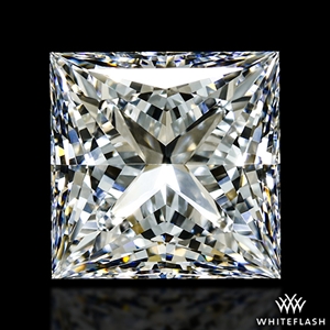 1.51 ct D VVS2 Princess Ideal lab diamond