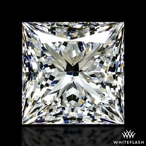 1.09 ct E VVS2 Princess Ideal lab diamond