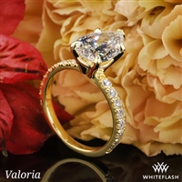 Valoria French-Set Diamond Engagement Ring