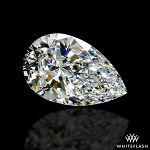 1.50 ct D VVS2 Pear Ideal lab diamond