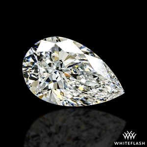 1.50 ct D VVS2 Pear Ideal lab diamond