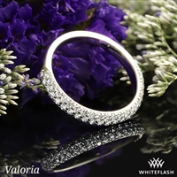 Valoria Rounded Pave Diamond Wedding Ring