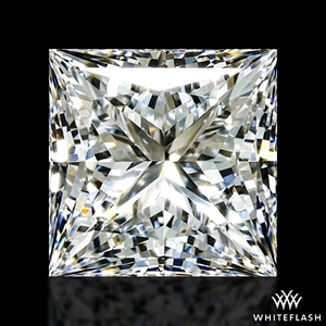 1.01 ct D VVS2 Princess Ideal lab diamond