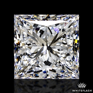 1.30 ct D VVS2 Princess Ideal lab diamond