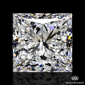 1.30 ct D VVS2 Princess Ideal lab diamond