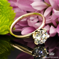Tulip 6 Prong Solitaire Engagement Ring
