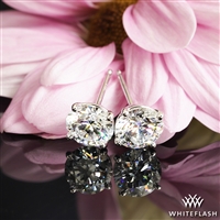 4 Prong Martini Diamond Earrings