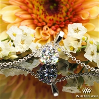 Three-Prong Timeless Diamond Pendant