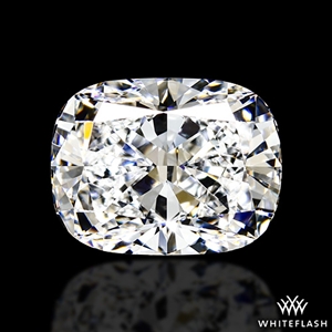 1.60 ct E VVS1 Cushion Ideal lab diamond