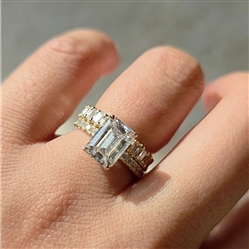 My rings are beautiful, and I am in love.