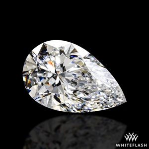 1.00 ct D VVS2 Pear Ideal lab diamond