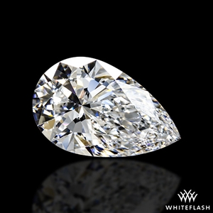 1.00 ct D VVS1 Pear Ideal lab diamond