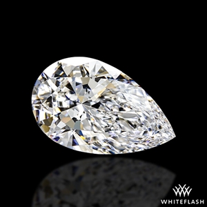 1.01 ct D VVS2 Pear Ideal lab diamond