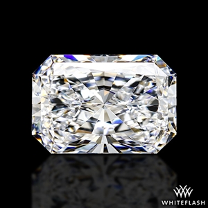 1.00 ct D VVS2 Radiant Ideal lab diamond
