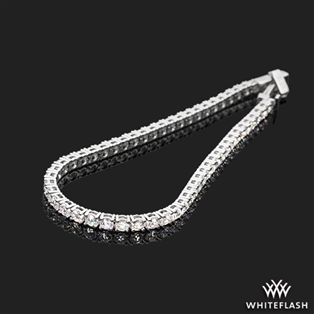 Four-Prong Classic Diamond Tennis Bracelet