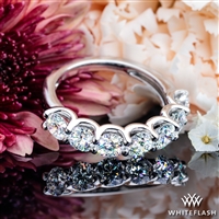 Custom 7 Stone U-Prong Diamond Wedding Band